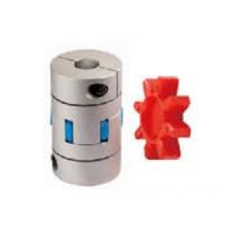 Elastic vibration-damping aluminum alloy plum blossom couplings