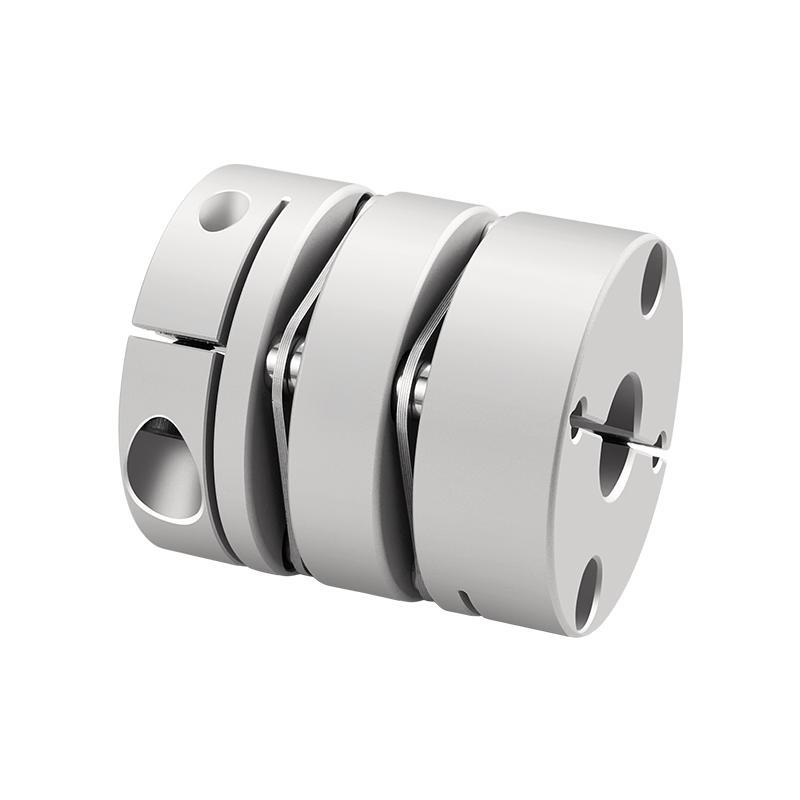 RSK-CPL Durable Diaphragm Disc Aluminum Alloy Coupling Clamp Type compensates for angular and axial deviations