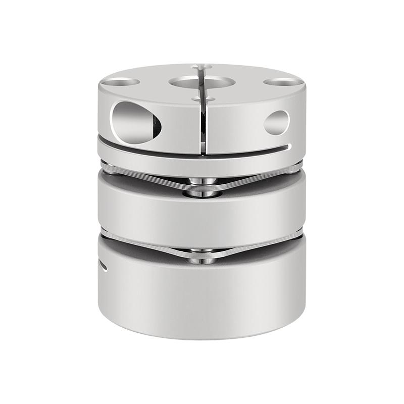 RSK-CPL Durable Diaphragm Disc Aluminum Alloy Coupling Clamp Type compensates for angular and axial deviations