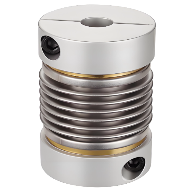 Good corrosion resistance Aluminum Alloy Bellows Coupling  Clamp type for servo motor stepper motor