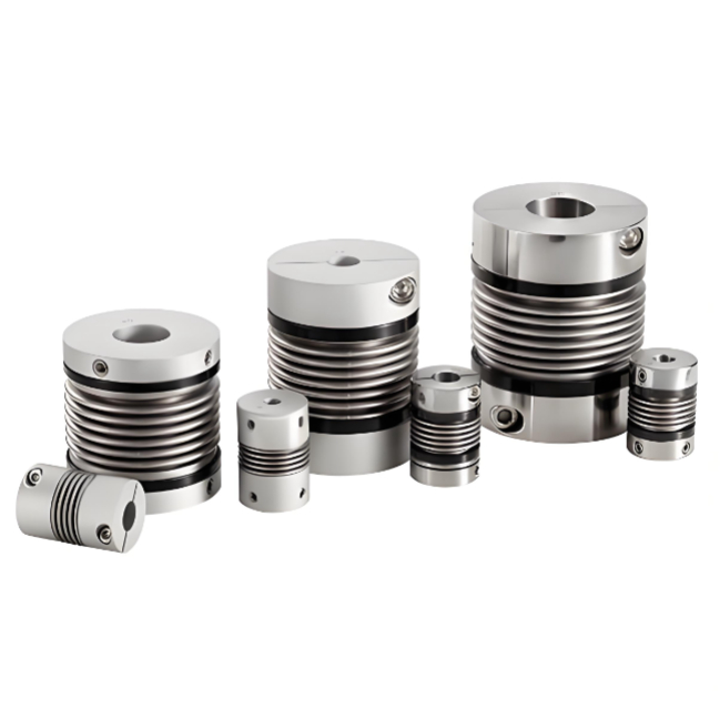 RSK-CPR Aluminum Alloy Bellows Couplings Positioning Screw type compensates radial angular and axial deviations more effectively