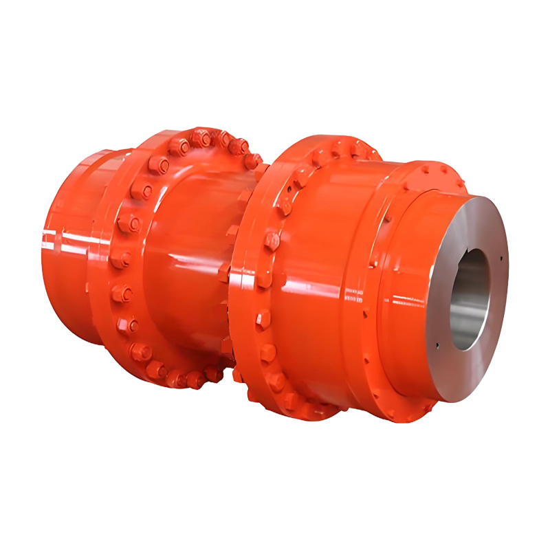 RSK-WGT type intermediate sleeve drum shaped gear coupling for long-distance and large-displacement compensation