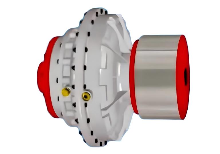 YOXIIZ Connection Dimension Data Sheet for Torque-Limiting Fluid Coupling with External Wheel Drive and Brake Wheel Type