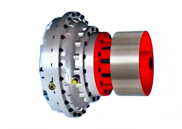 YOXNZ Connection Dimension Data Sheet for Torque-Limiting Fluid Coupling with Internal Wheel Drive and Brake Wheel Type
