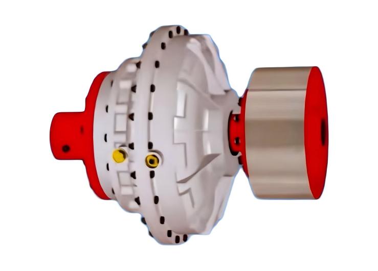 YOXEZ Connection Dimension Data Sheet for Quick-Detachable Torque-Limiting Fluid Coupling with Brake Wheel Type